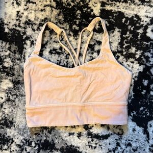 Lululemon Free To Be Bra Long Line Washer Rib Sports Bra